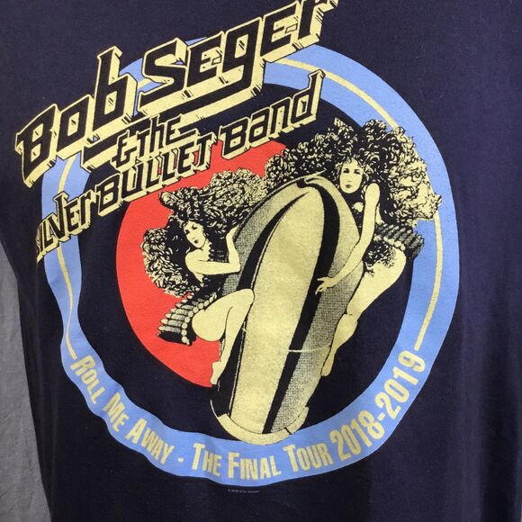 2018 Bob Seger Final Tour Classic Rock Concert T-shirt Sz Small - Picture 2 of 3